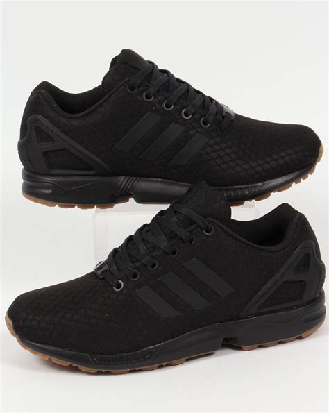 adidas zx flux black trainers